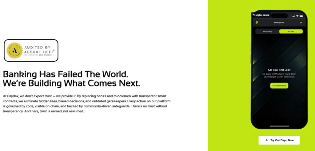 PayDax 的独特借贷和盈利功能使其成为市场上最佳的预售产品。