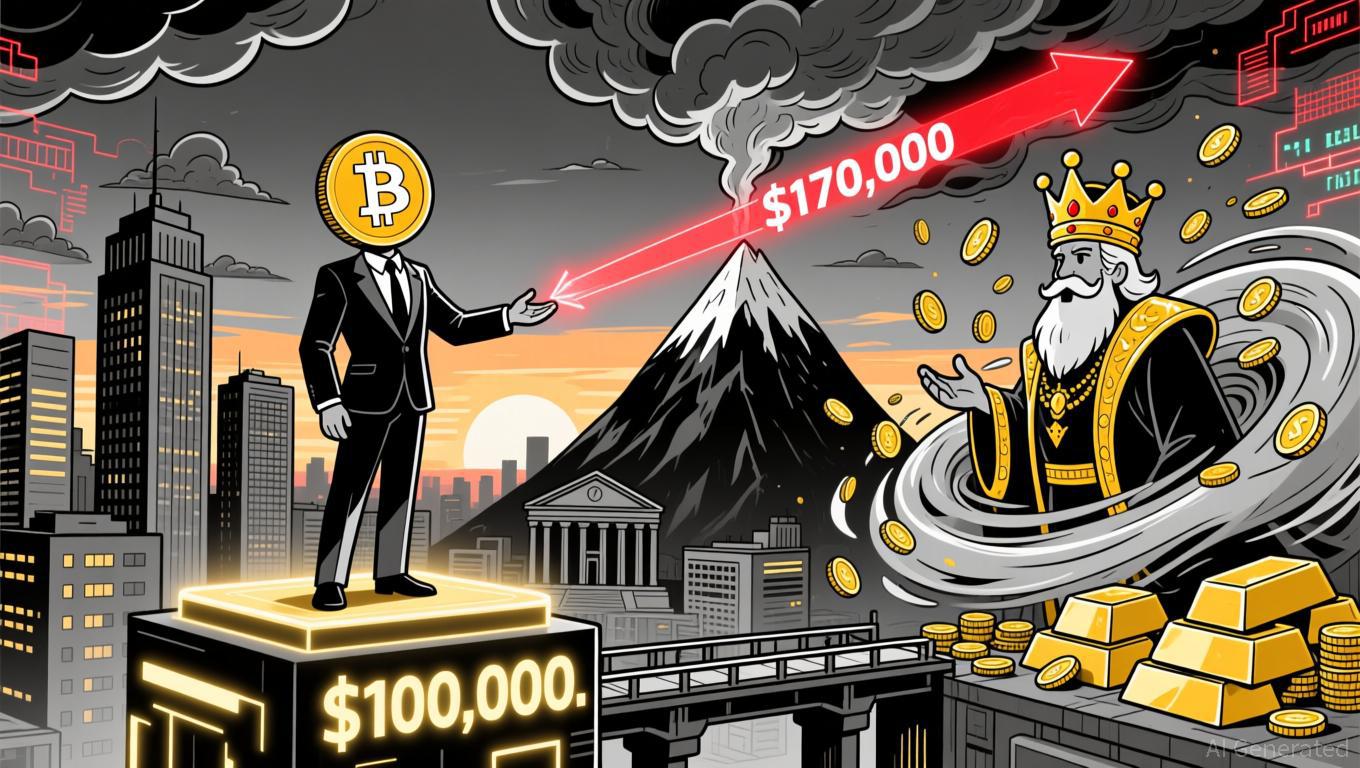 比特币延续牛市走势：机构投资者借用黄金支撑不断攀升至17万美元